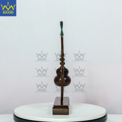 Lư Xông Trầm Hồ Lô - Nâu Đồng