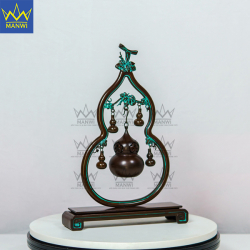 Lư Xông Trầm Hồ Lô - Nâu Đồng