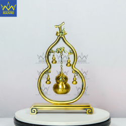 Lư Xông Trầm Hồ Lô - Vàng Đồng