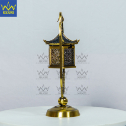 Lư Xông Trầm Tổ Ấm Hạnh Phúc - Vàng Đồng