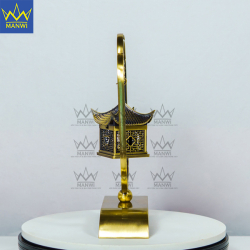 Lư Xông Trầm Tổ Ấm Xung Túc – Vàng Đồng