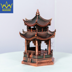 Lư Xông Trầm Vọng Nguyệt Lầu Tụ Tài - Nâu Đồng