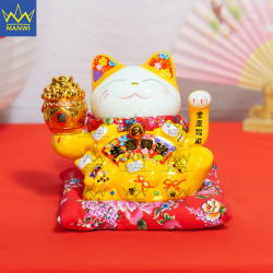Mèo Thần Tài Kim Tiền Đại Phát Tài - Vàng