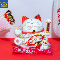 Mèo Thần Tài Kim Bảo Khai Vận