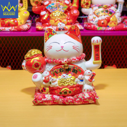 Mèo Thần Tài Vẫy Tay Đại Lộc Phát