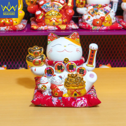 Mèo Thần Tài Vẫy Tay Đại Phú Quý