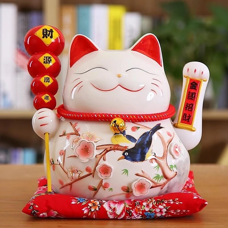 Mèo Thần Tài Hồ Lô Đỏ